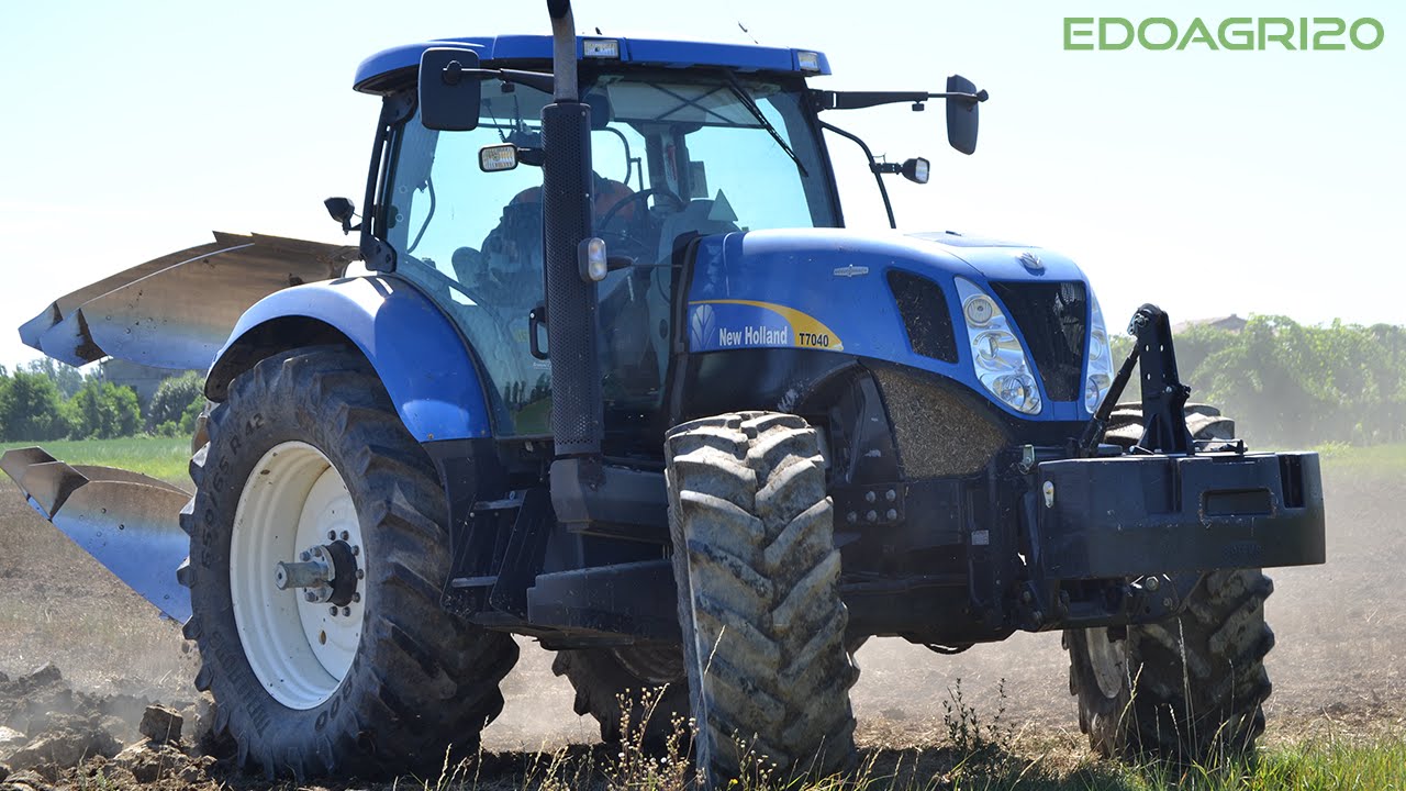 New Holland T7040 + Er.mo Bivomere || By Edoagri20