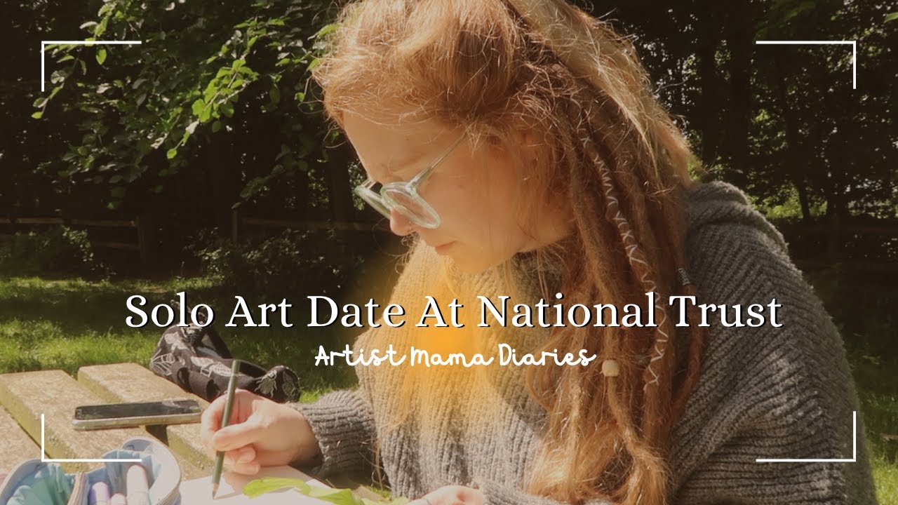 Solo Art Date | Canons Ashby National Trust 🌿 | Artist Diaries ✏️ | Illustrator Vlog 🌷