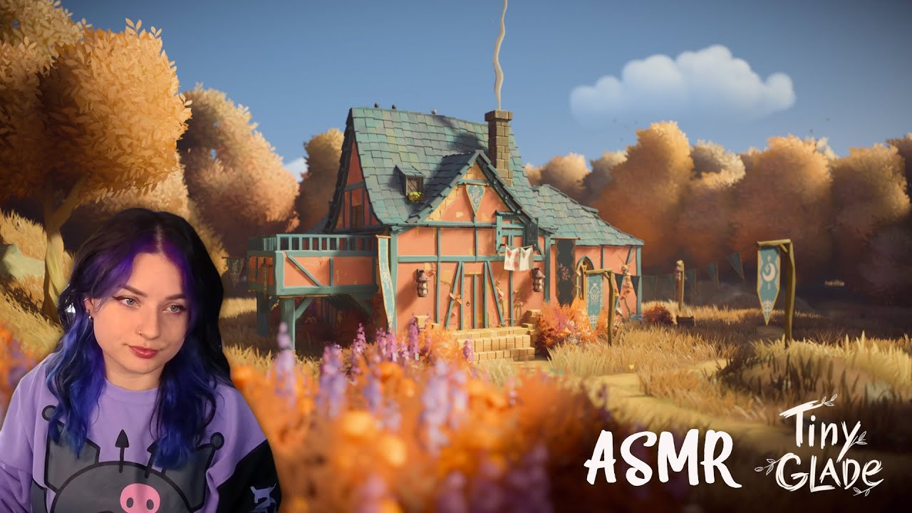 ASMR ~ Building a Cozy Home in Tiny Glade 🍂 Relaxing Autumn Game 🍂 Clicky Sounds