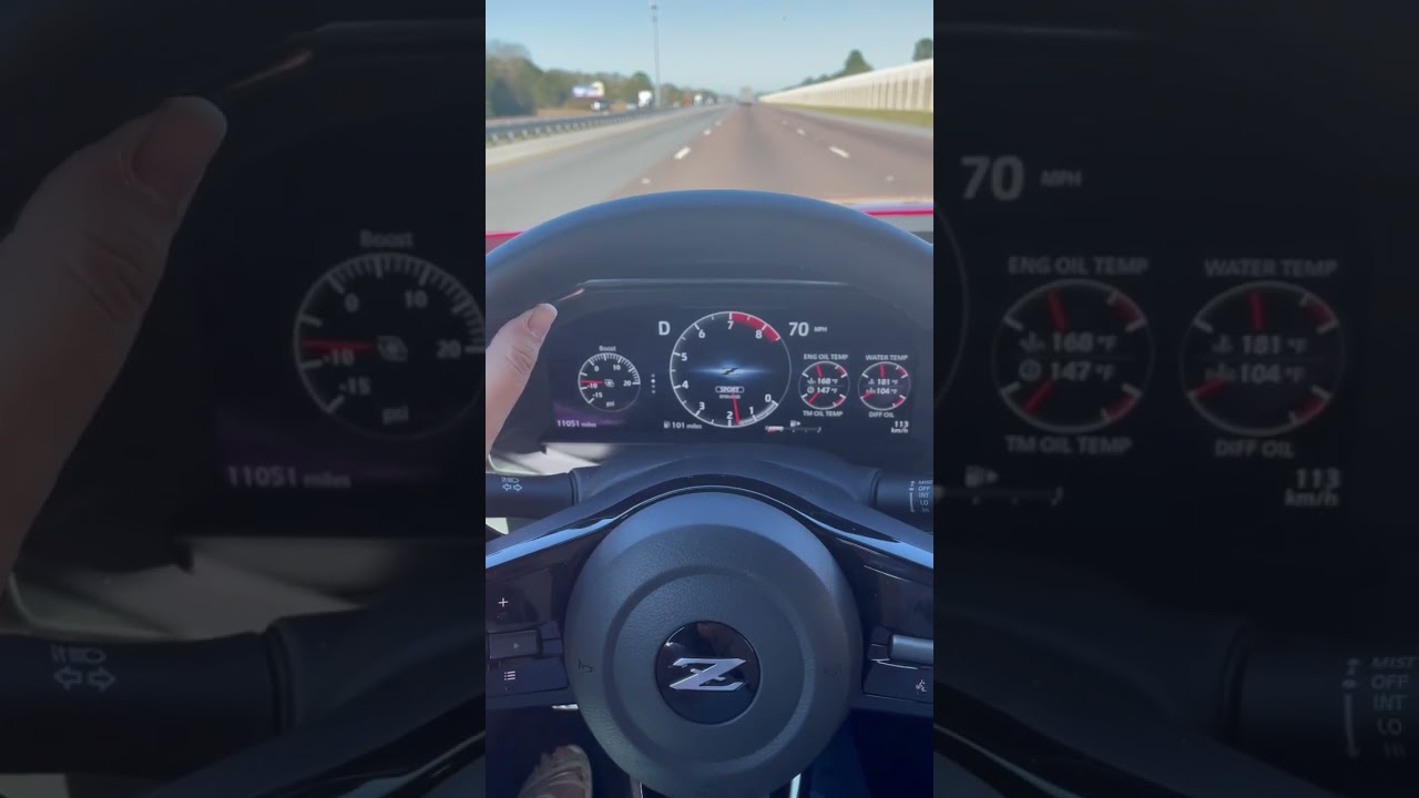 Driving the Nissan Z #nissanz #2023nissanz #sportscar