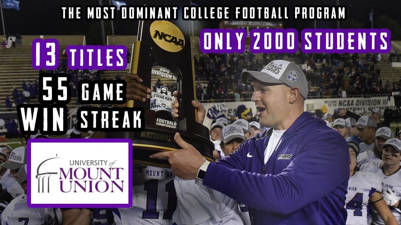 Mount Union Football: The Story of the Most Dominant College Football Dynasty