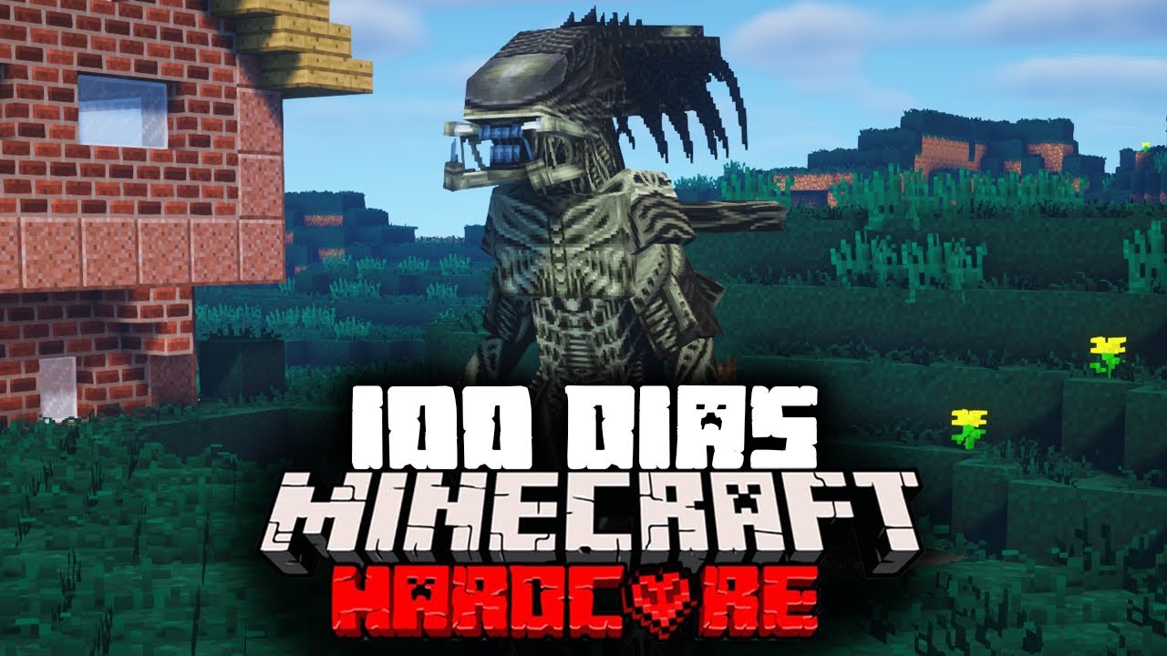 Sobreviví 100 días En Un Apocalipsis Alien En Minecraft HARDCORE... Esto fue lo que pasó