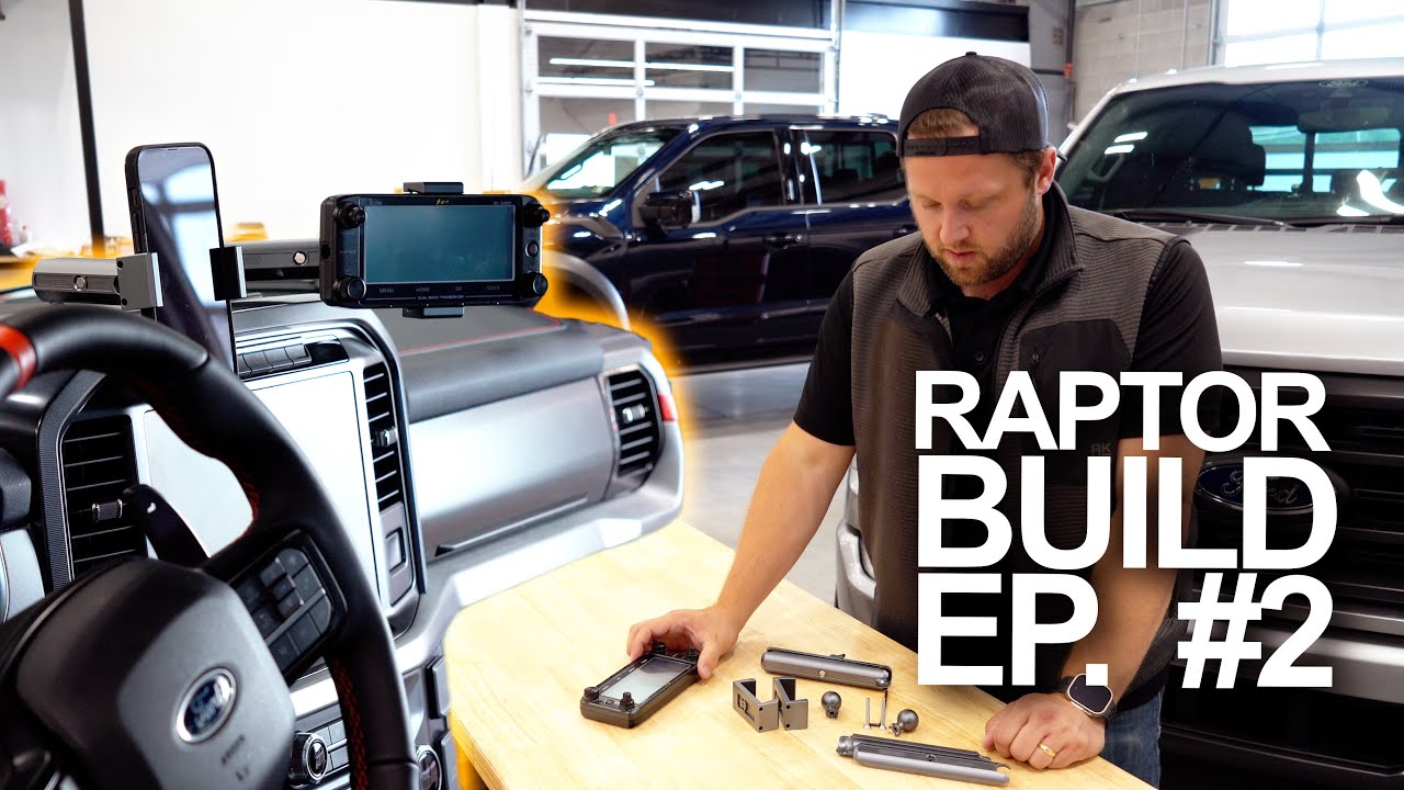 Установка крепления Raptor Dash Mount + держателей устройств // Сборка Raptor 2023, Эпизод 2