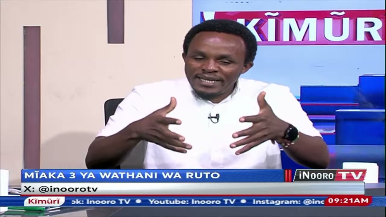 Mĩaka 3 Ya Wathani Wa Ruto (08/09/2025) #Kĩmũrĩ