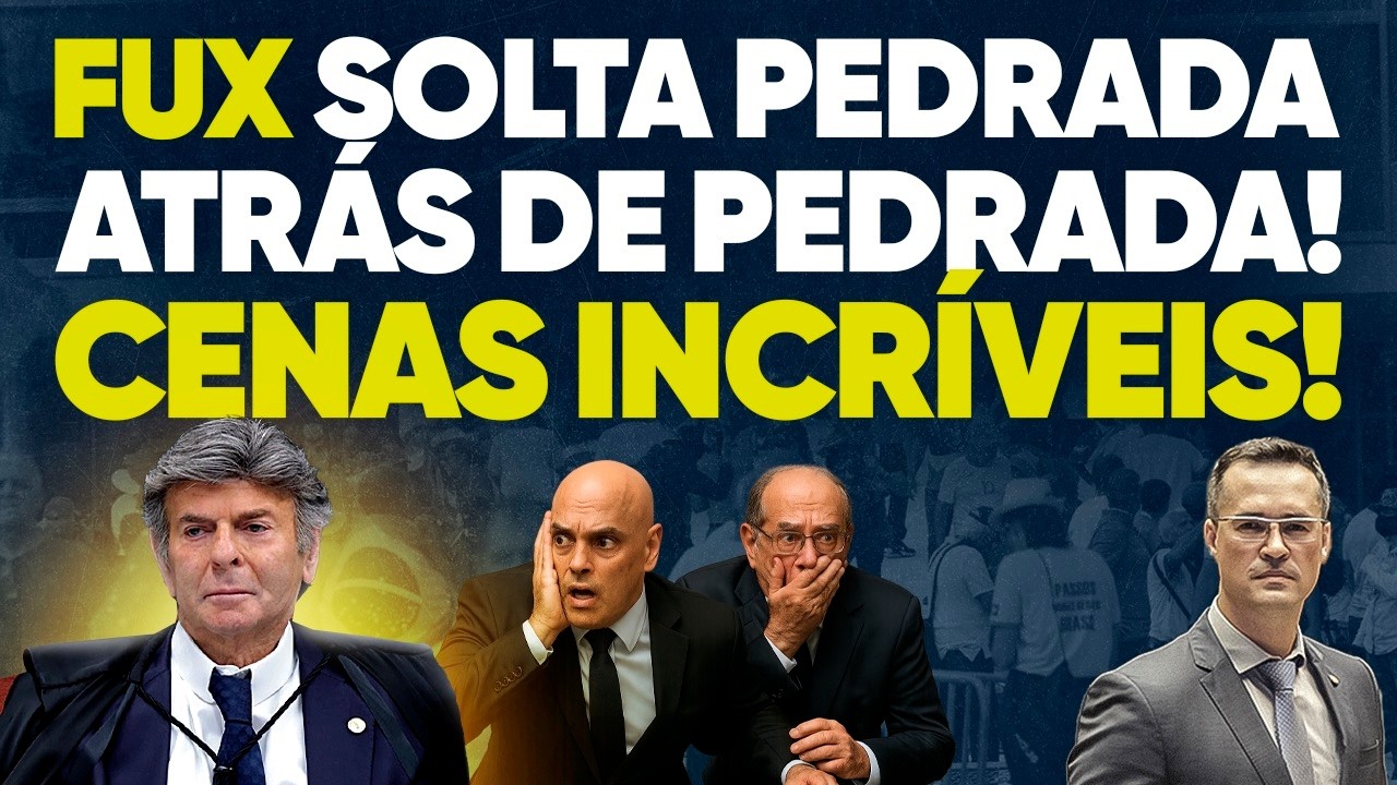 INCR&Iacute;VEL! Fux admite injusti&ccedil;as do STF e detona Moraes e Gilmar!