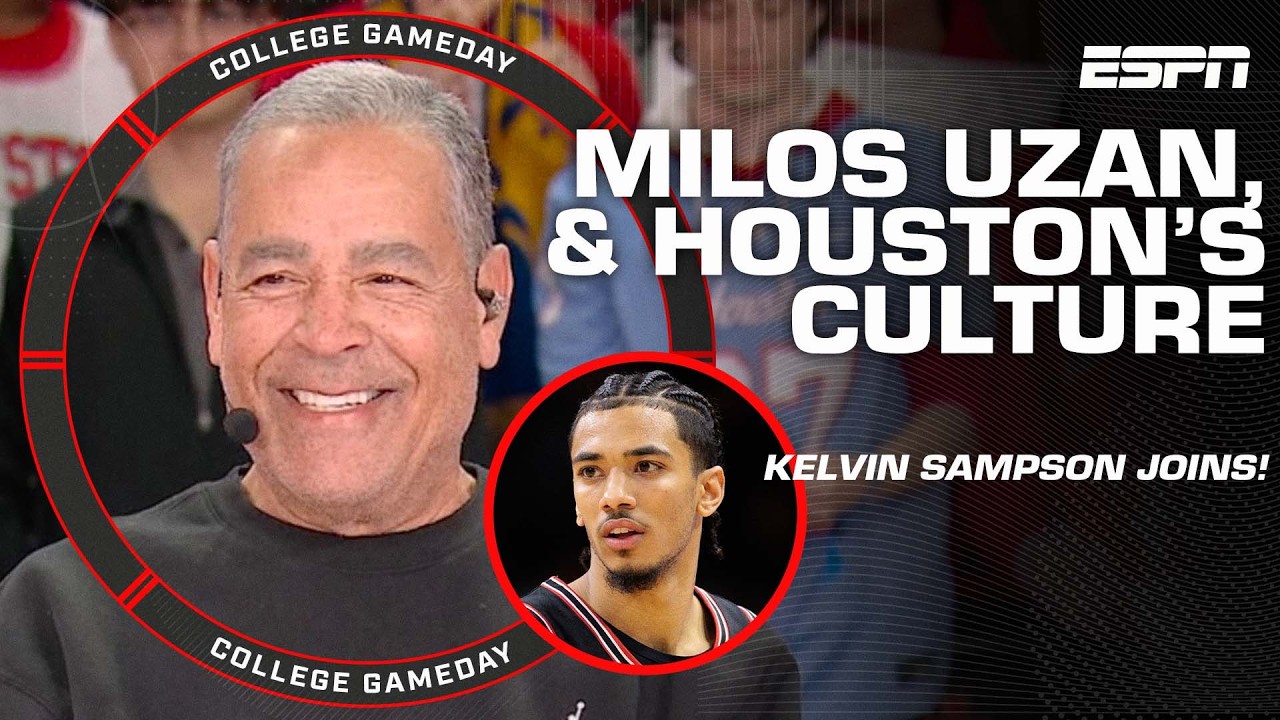 Kelvin Sampson PRAISES Milos Uzan 🙌 ‘He’s not renting the place, he’s OWNING it!’ | College GameDay