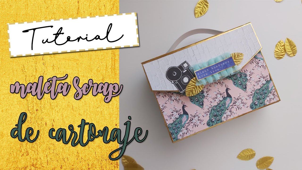 TUTORIAL: MALETA DE CARTÓN | SCRAPBOOK | MAGGIE HOLMES | CARTONAJE