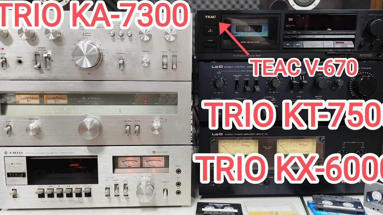 АНОНС большого розыгрыша и TRIO KA-7300 KT-7500 KX-6000 TEAC V-670, чтобы не пропустить подпишись!!!