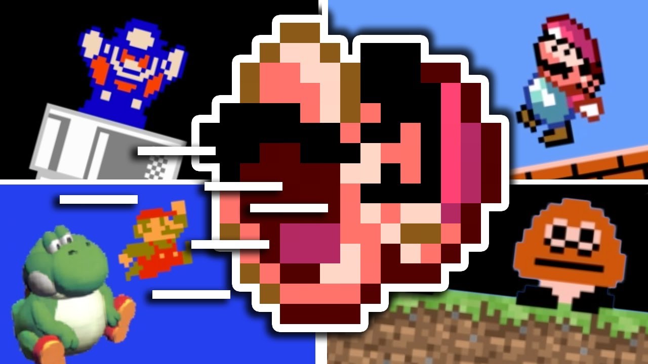 Most Hilarious Mari0 Map Pack EVER! (Diagonal Mario, Cursed Goomba, Memes, & MORE!)