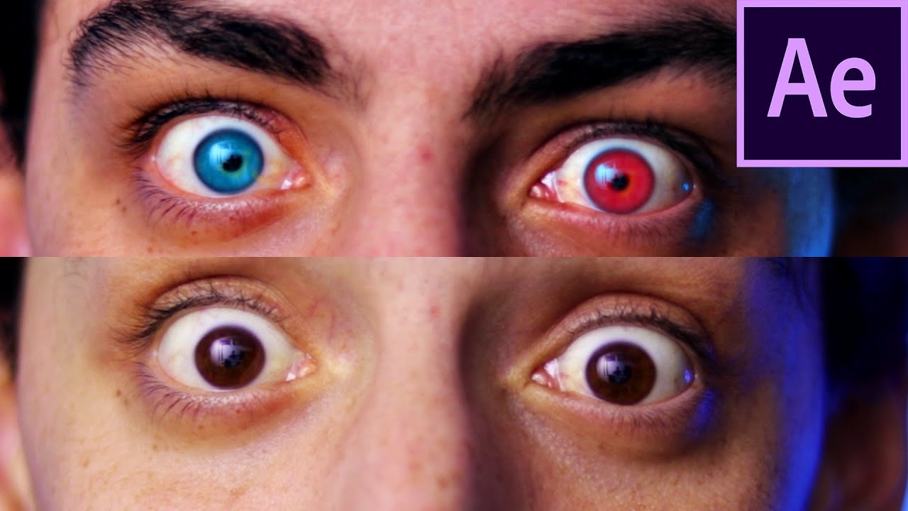 Como cambiar el color de ojos en video - After Effects