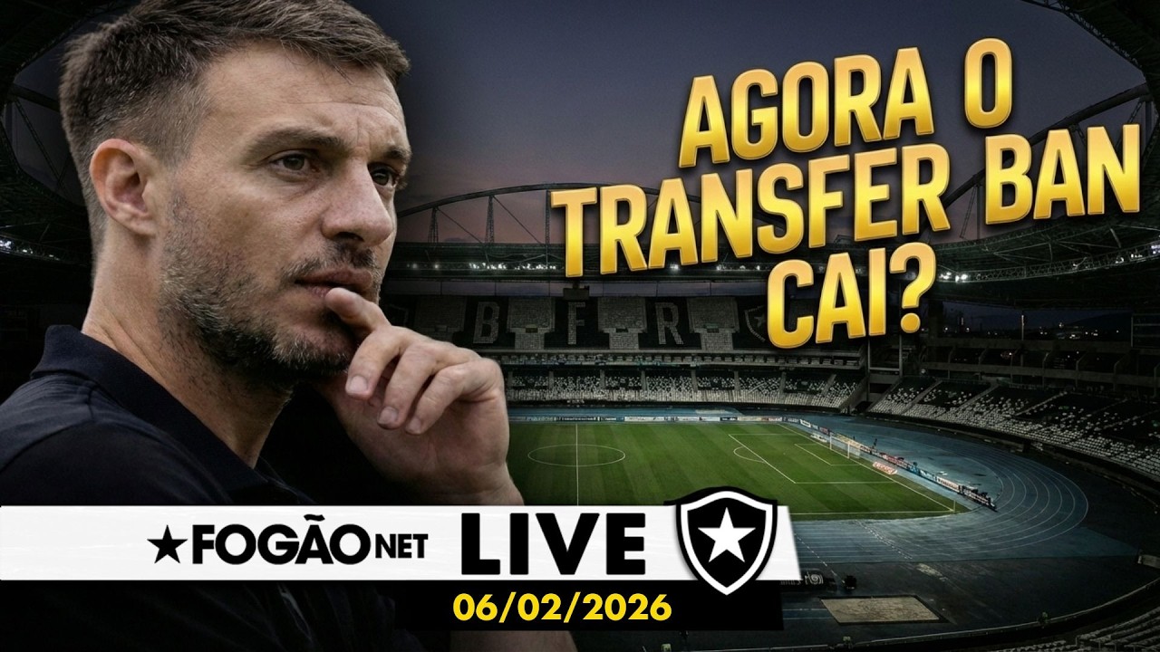 FOGÃONET LIVE: BOTAFOGO PROMETE FIM DO TRANSFER BAN E CONTRATAÇÕES ATÉ SEXTA | ANSELMI PRESTIGIADO
