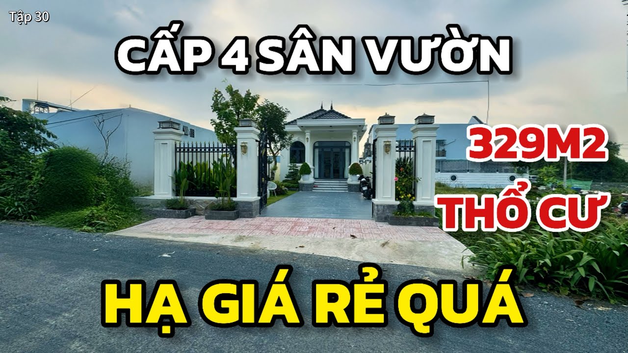 Tin cực sốc:”Hạ giá bán rẻ nhà cấp 4 sân vườn mặt tiền nhựa y như biệt thự mini full thổ cư.”