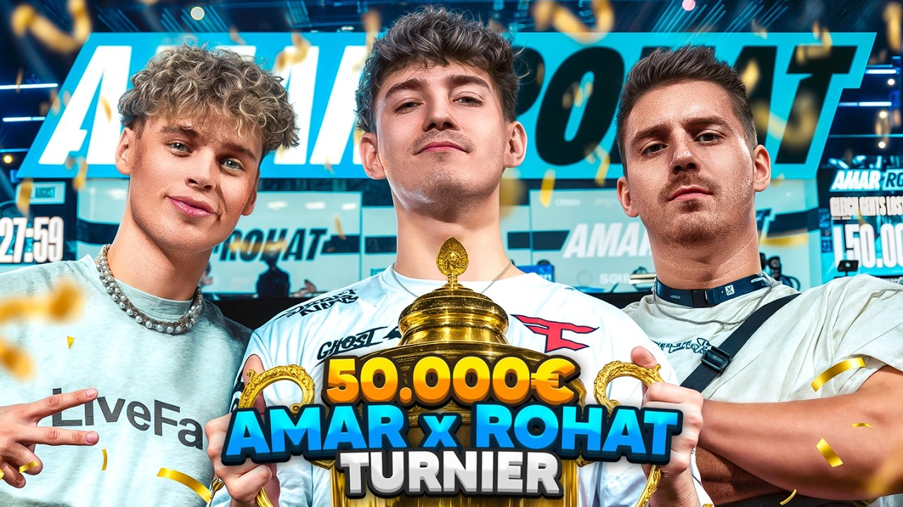 ERSTER PLATZ im 50.000€ AMAR x ROHAT GAMESCOM TURNIER in FORTNITE? 🏆🔥😱