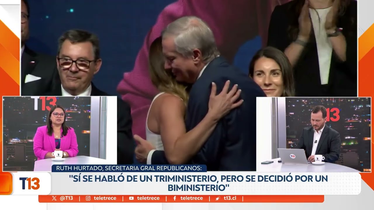 Entrevista a secretaria general del Partido Republicano, Ruth Hurtado - T13 Noche