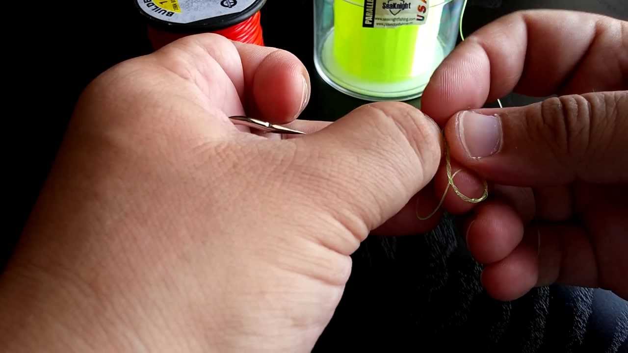 Uni knot for fishing