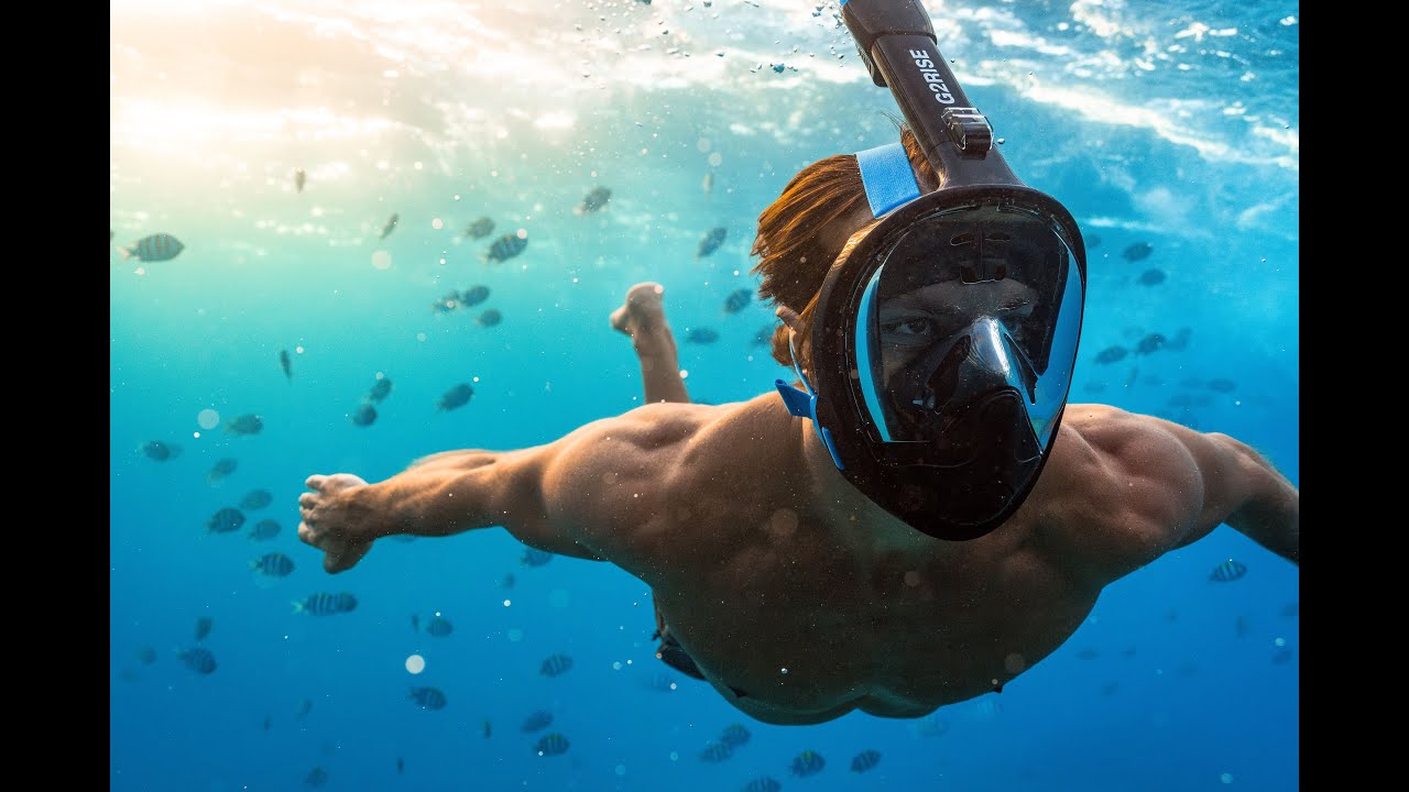G2RISE Full Face Snorkel Mask: Ultimate Underwater Experience (Clear Vision & Anti-Leak Tested!)