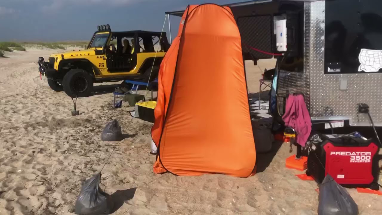 Off grid camping in the Outerbanks