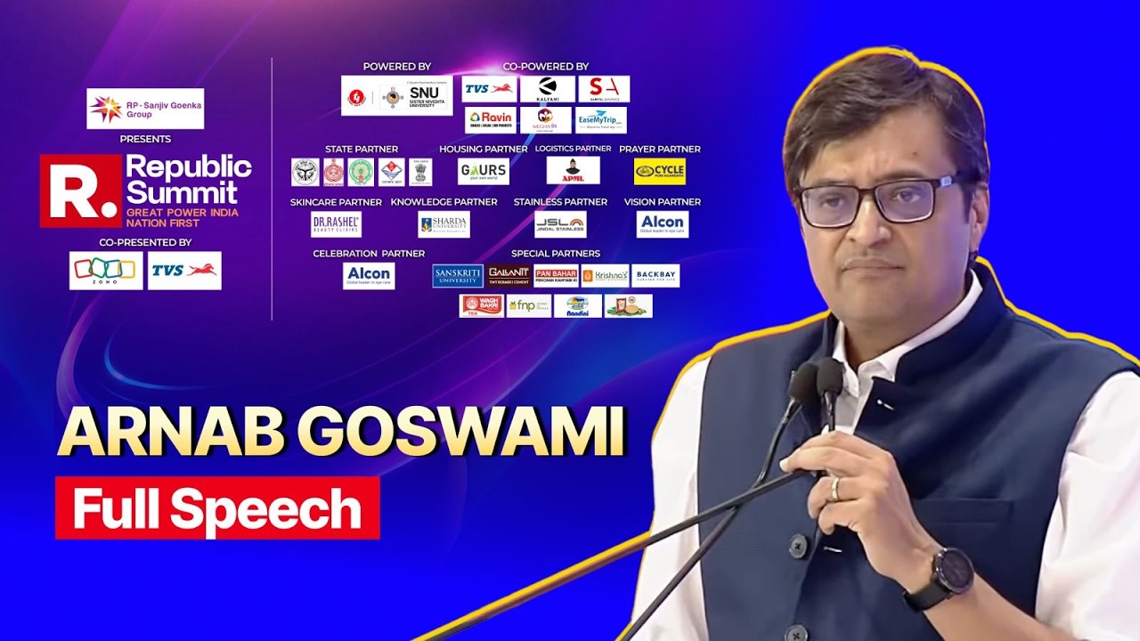 Republic Summit 2026: Arnab Goswami, Founder & Editor-in-Chief | Great Power India, Nation First