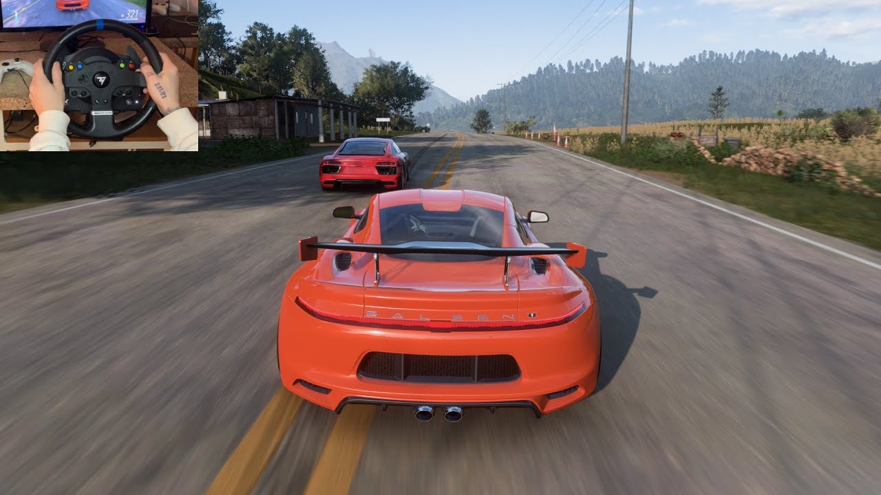 Saleen S1 Goliath Race | Forza Horizon 5 Steering Wheel Gameplay