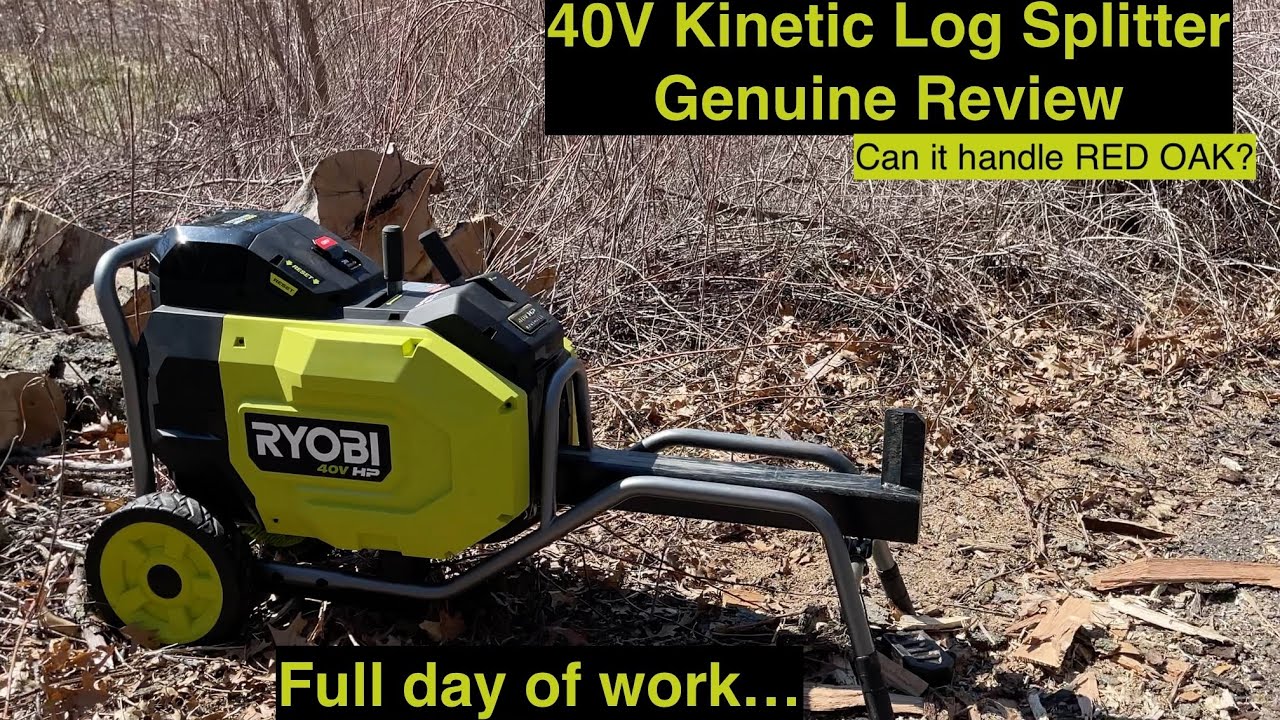 Genuine Review: Ryobi 40V Kinetic Log Splitter
