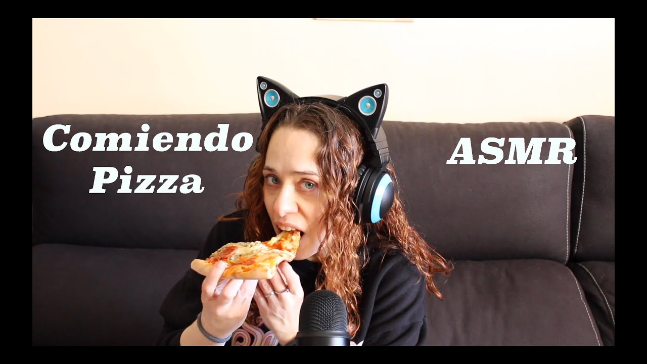 Comiendo Pizza ASMR | sonidos masticando