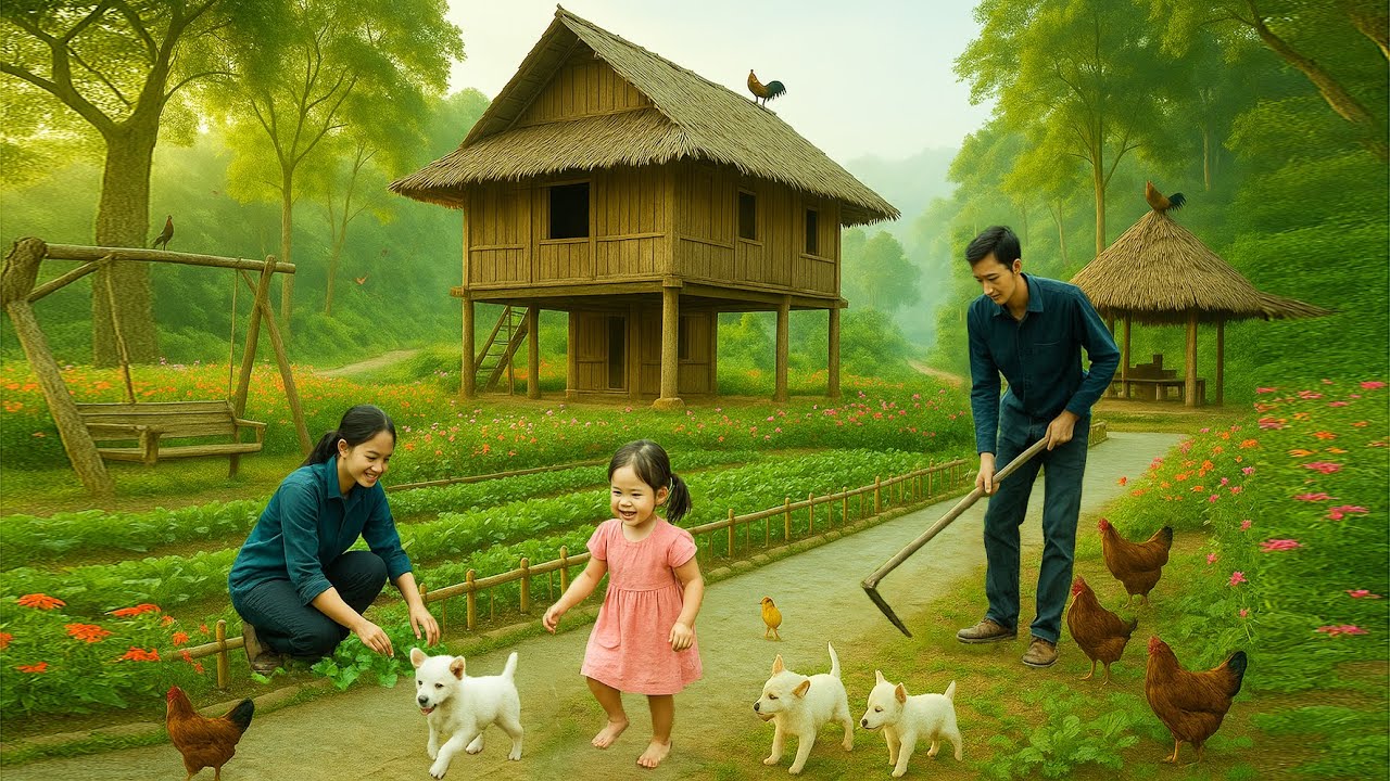 FULL VIDEO: Building a Bamboo Bridge, Farming, Fishing & Cooking | Village Life in Vietnam