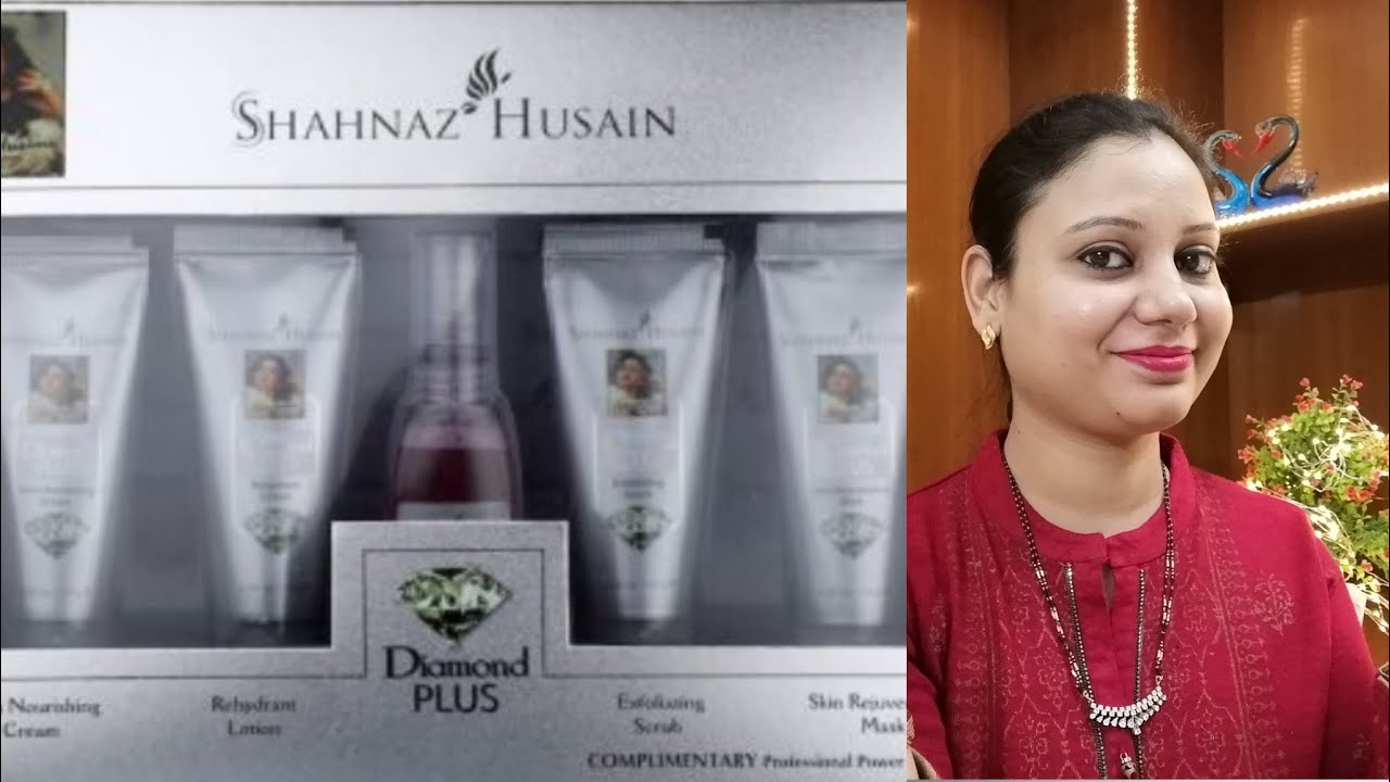Shahnaz Husain Diamond Plus Full Facial Demo / Easy at Home / Get glowing and Brightening skin ||