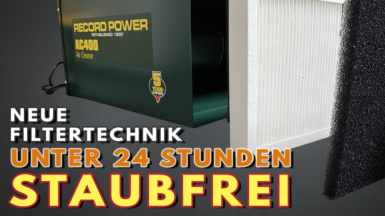Staubfreie Werkstatt auf Knopfdruck! - Was kann der neue Filter?