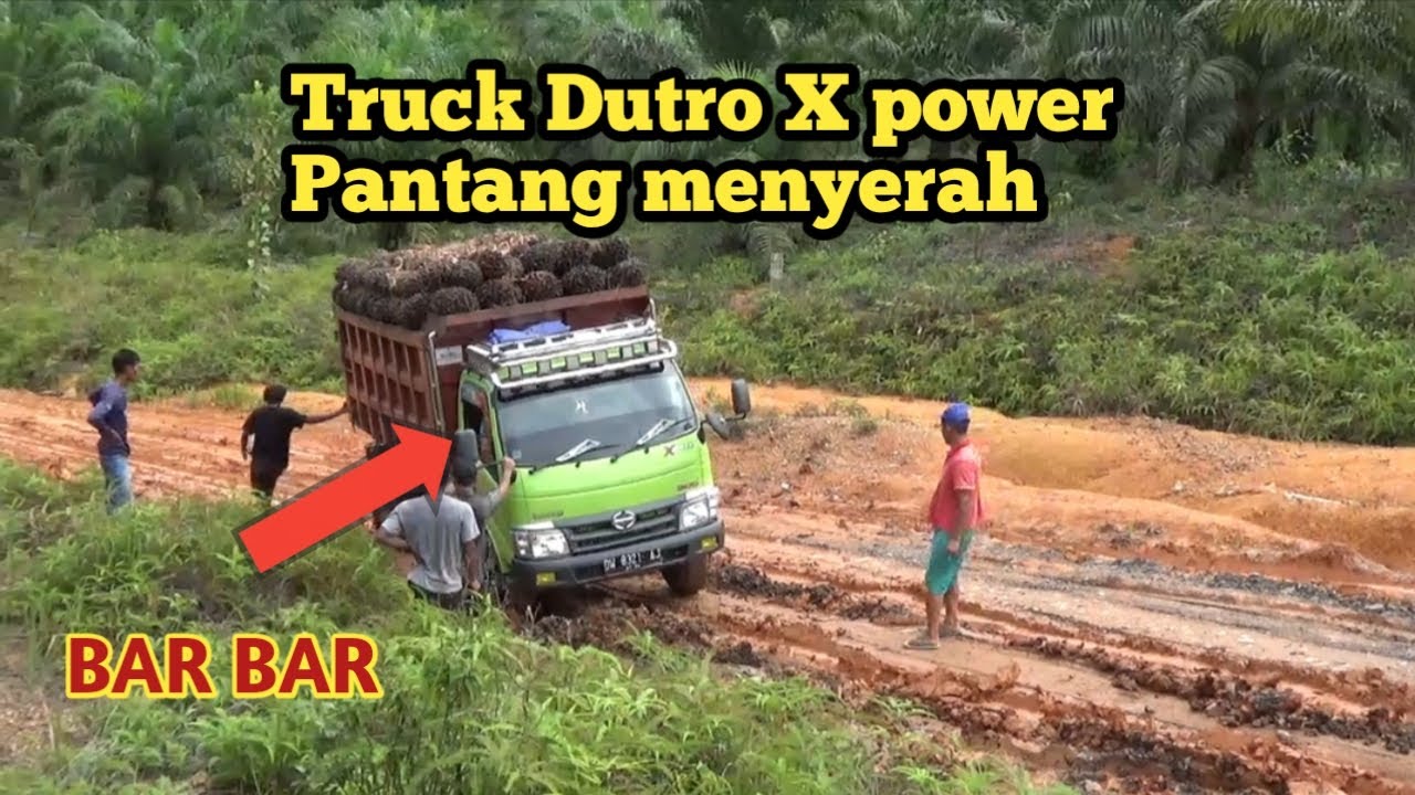 Aksi BAR BAR sopir truck sawit kalimantan