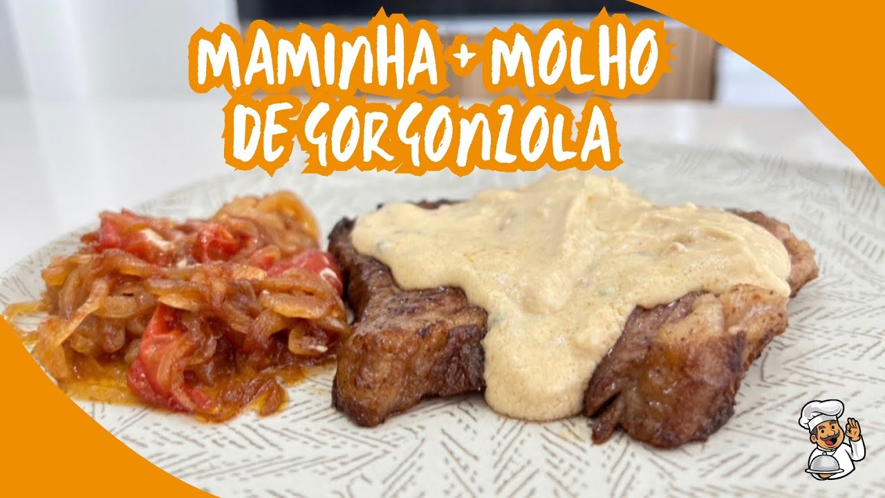 A MELHOR MAMINHA COM MOLHO DE GORGONZOLA DO MUNDO!! 🧡👨🏻‍🍳