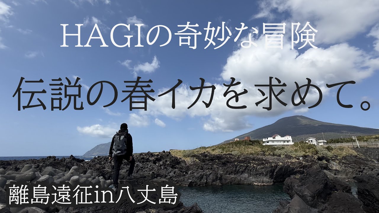 ［エギング］伝説の春イカを求めて八丈島に１週間行きました。［ドキュメンタリー］
