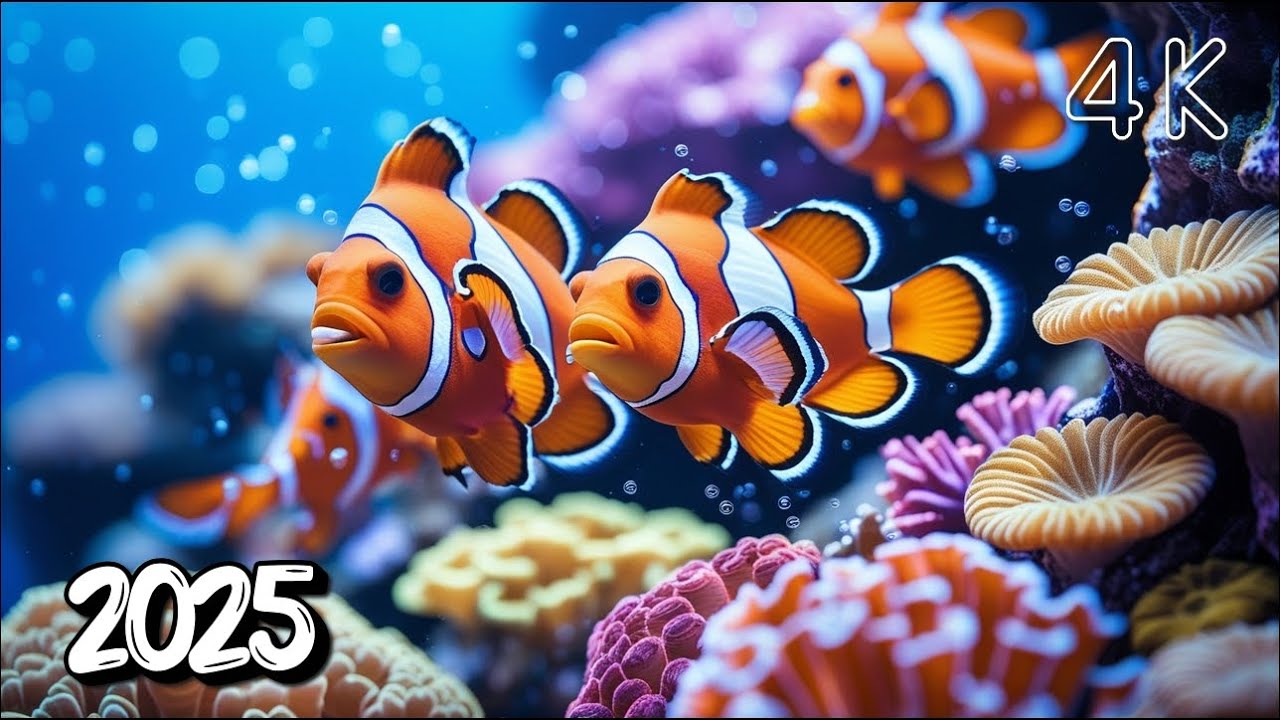 8K Shark Aquarium 🦈 | Calming Music with Sharks, Manta Rays & Colorful Ocean Fish #44