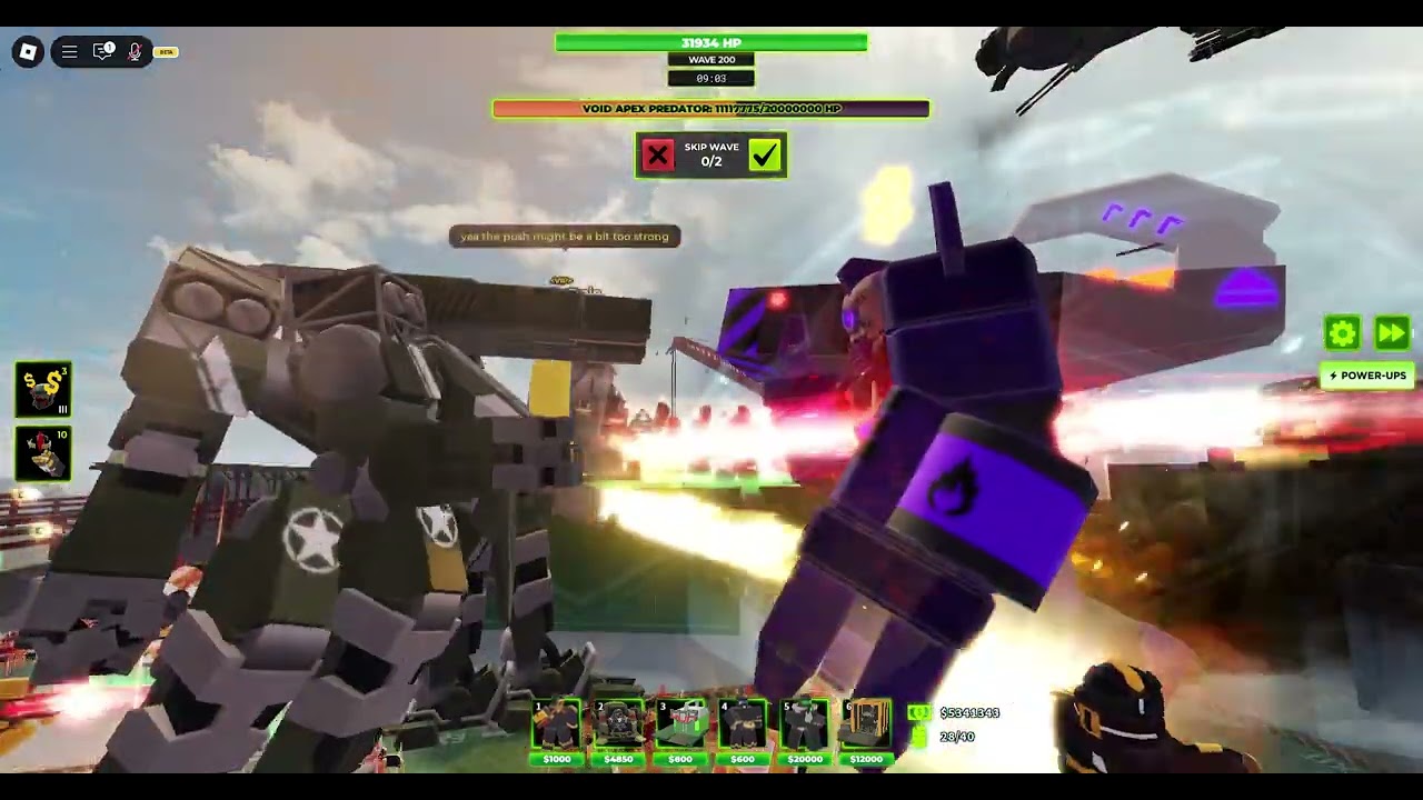 Void Apex Predator Getting Punched Back By War Machine! (TDX)