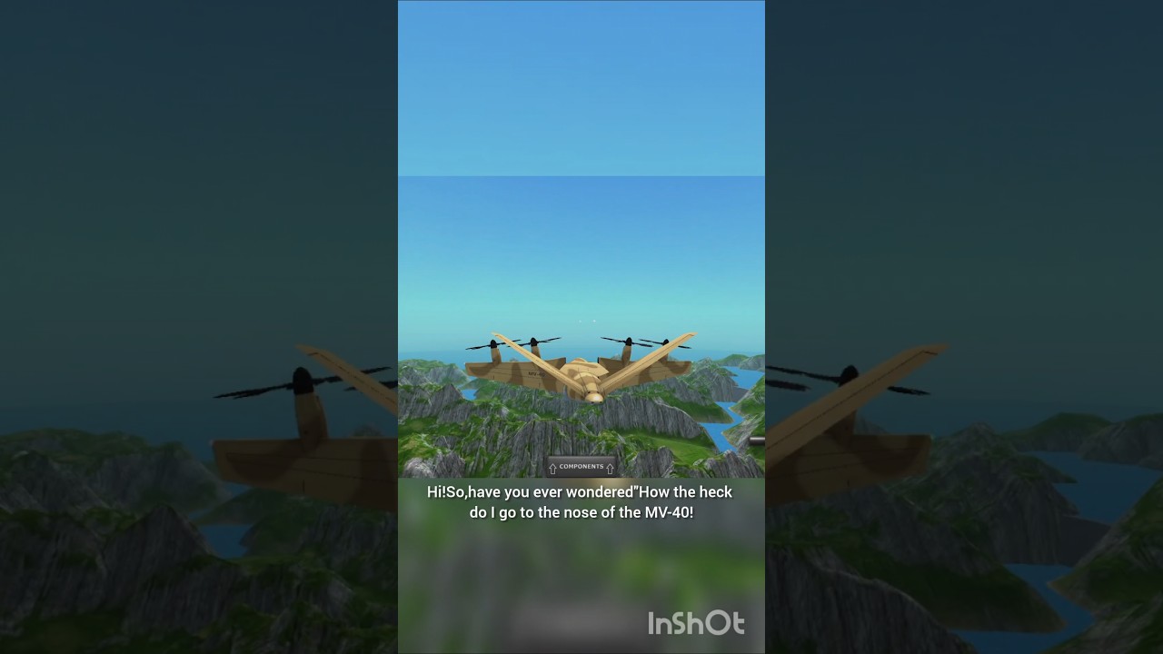 How to go to the nose of MV-40 in TFS? 