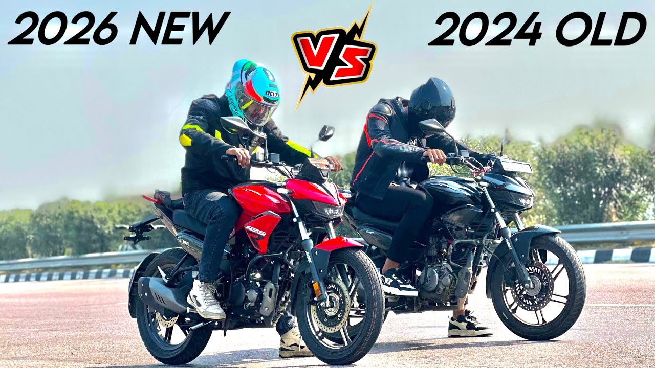 2026 Xtreme 125R vs 2024 Hero Xtreme 125R Drag race in this video 