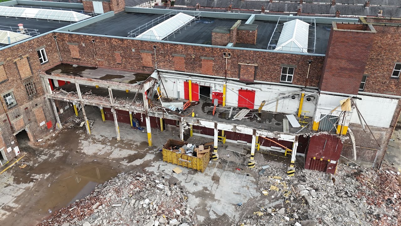 Fold Hill Foods Demolition Update - Liverpool