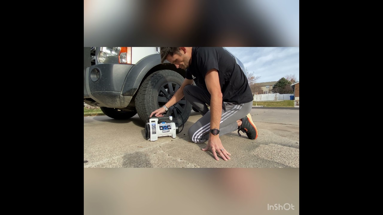 HART 20v digital cordless inflator speed and endurance test