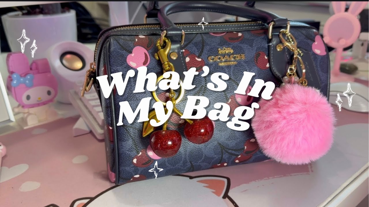 What’s In My Bag | Coach Rowan Satchel