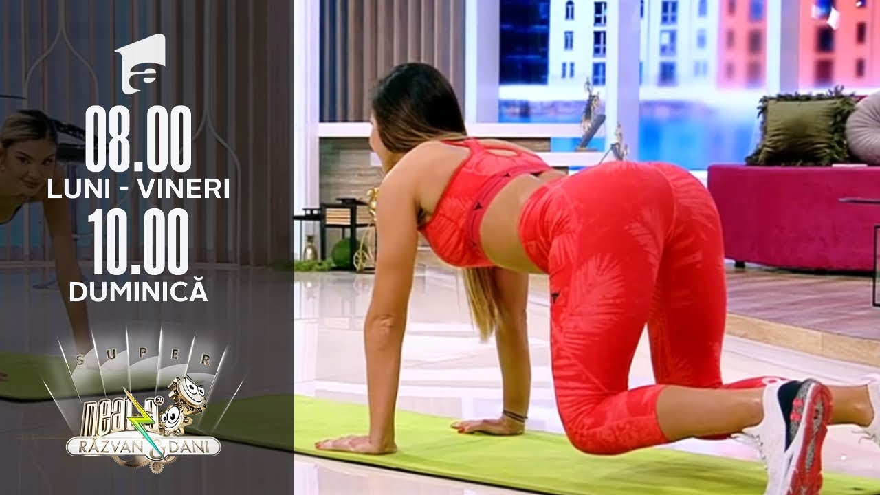 Sesiune de antrenament, doar cu o saltea și puțină ambiție | Fitness cu Diana Stejereanu