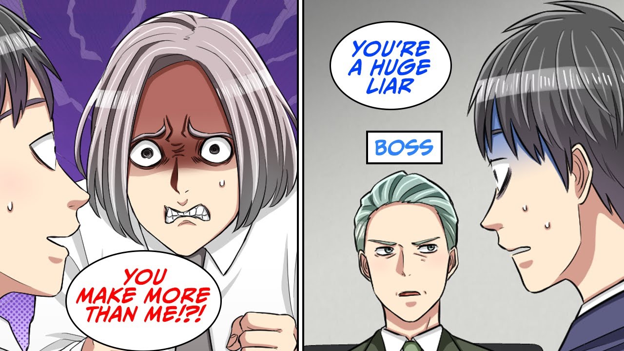 For some reason, my coworker earns $10k less than me annually... [Manga Dub]