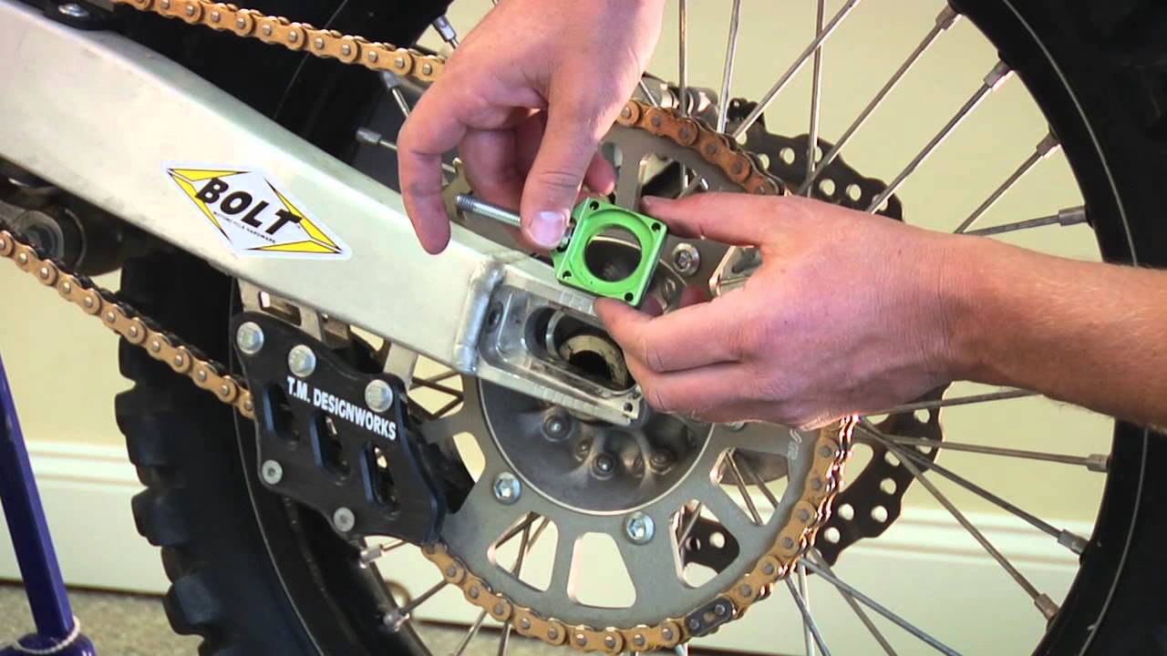 Kawasaki Chain Adjuster Blocks Installation