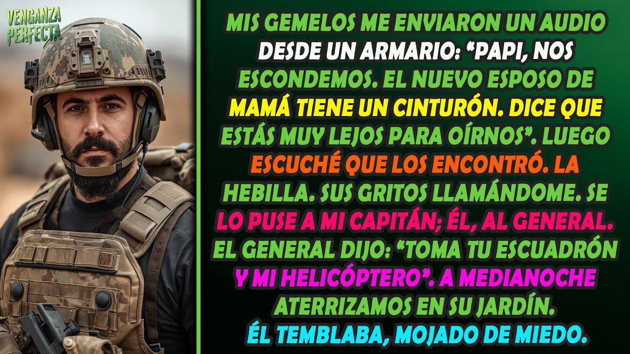 Oí lo que mi padrastro hizo—una llamada, un helicóptero militar y aterricé en su jardín.