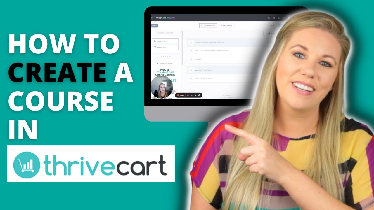 How To Create Your Course & Set Up Pricing in ThriveCart