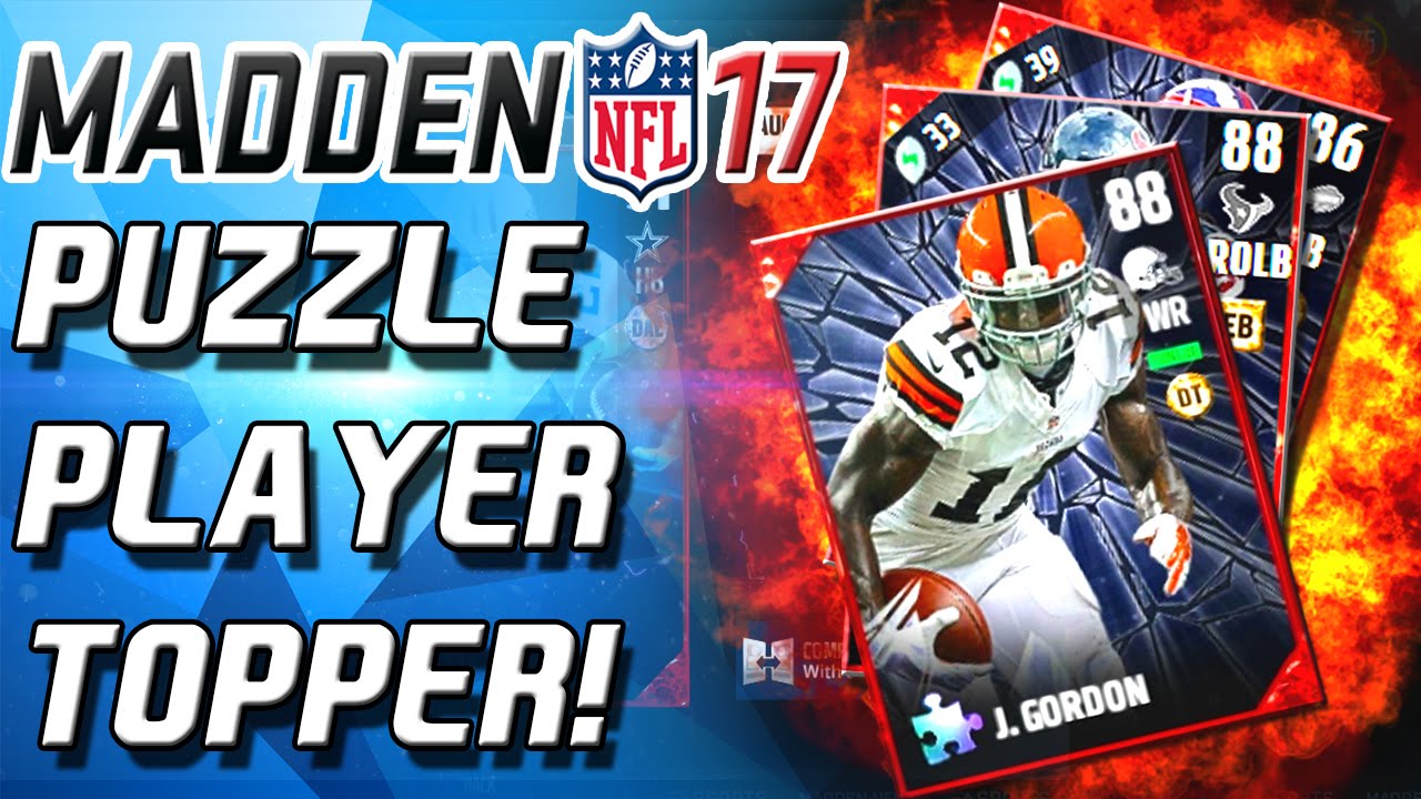 ELITE PUZZLE PLAYER TOPPER? PUZZLE PIECE BUNDLE! - Madden 17 Ultimate Team