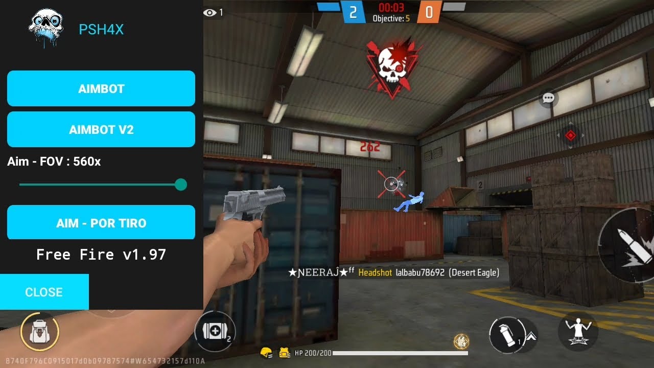 PSH4X new latest version paid injector panels hack link 🔗⬇️ magic bullet aimbot v2 pro Max #ffhacker