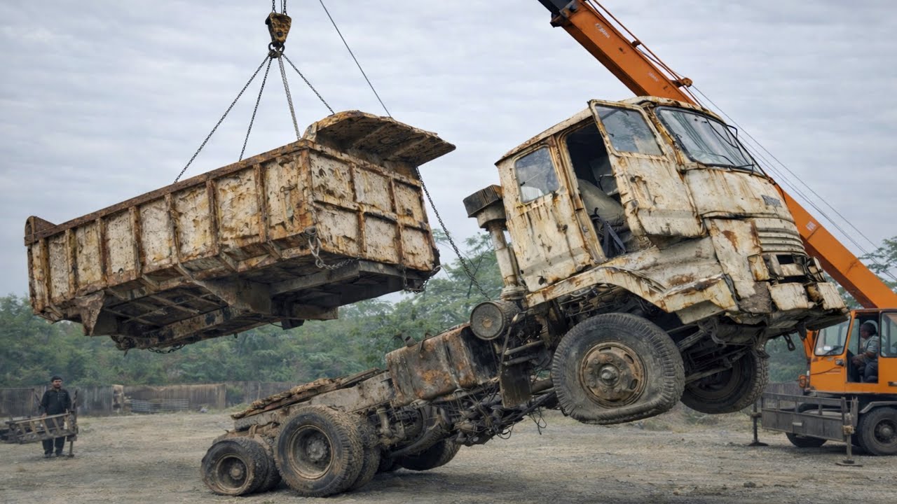 Only Pakistani Mechanics Can Restore This Dumper Truck | Full Restoration