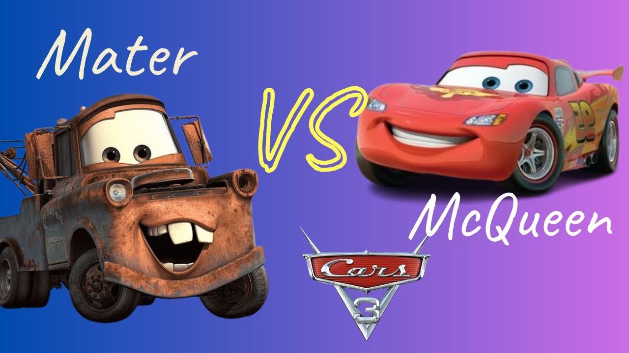 Lightning McQueen vs Mater! Split-Screen Showdown | Cars 3: Driven to Win