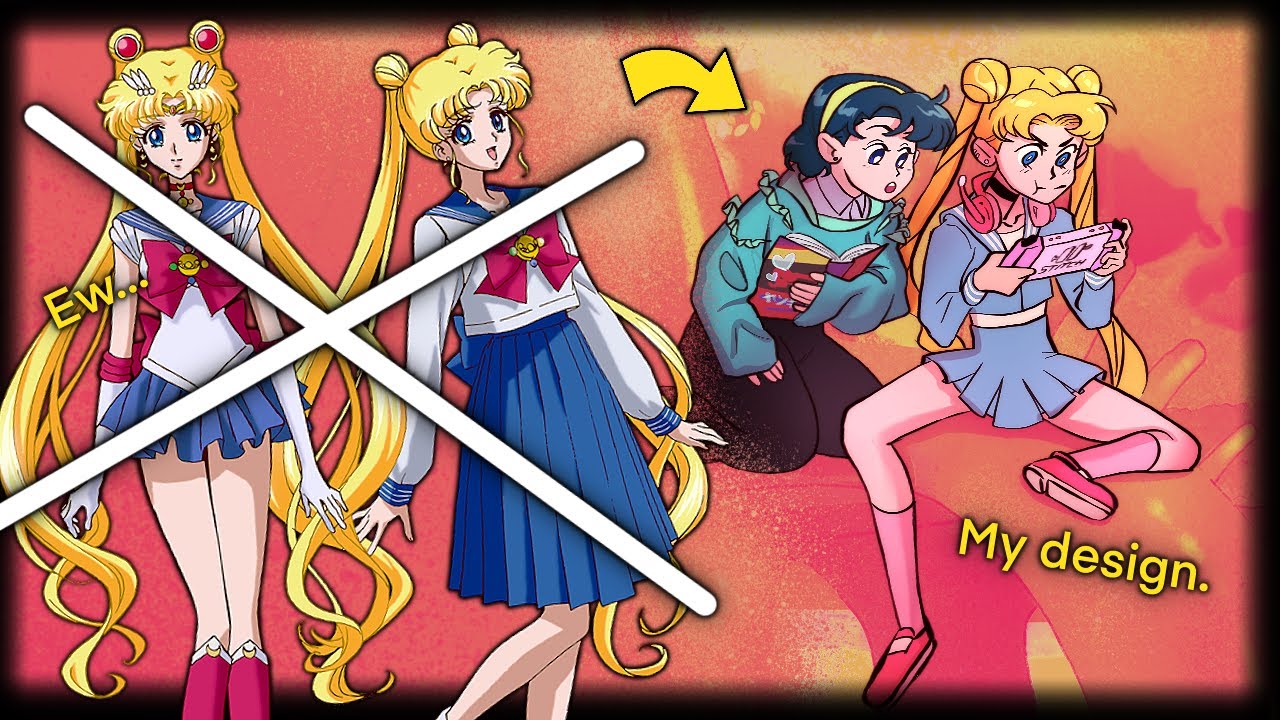 I Redesign Sailor Moon