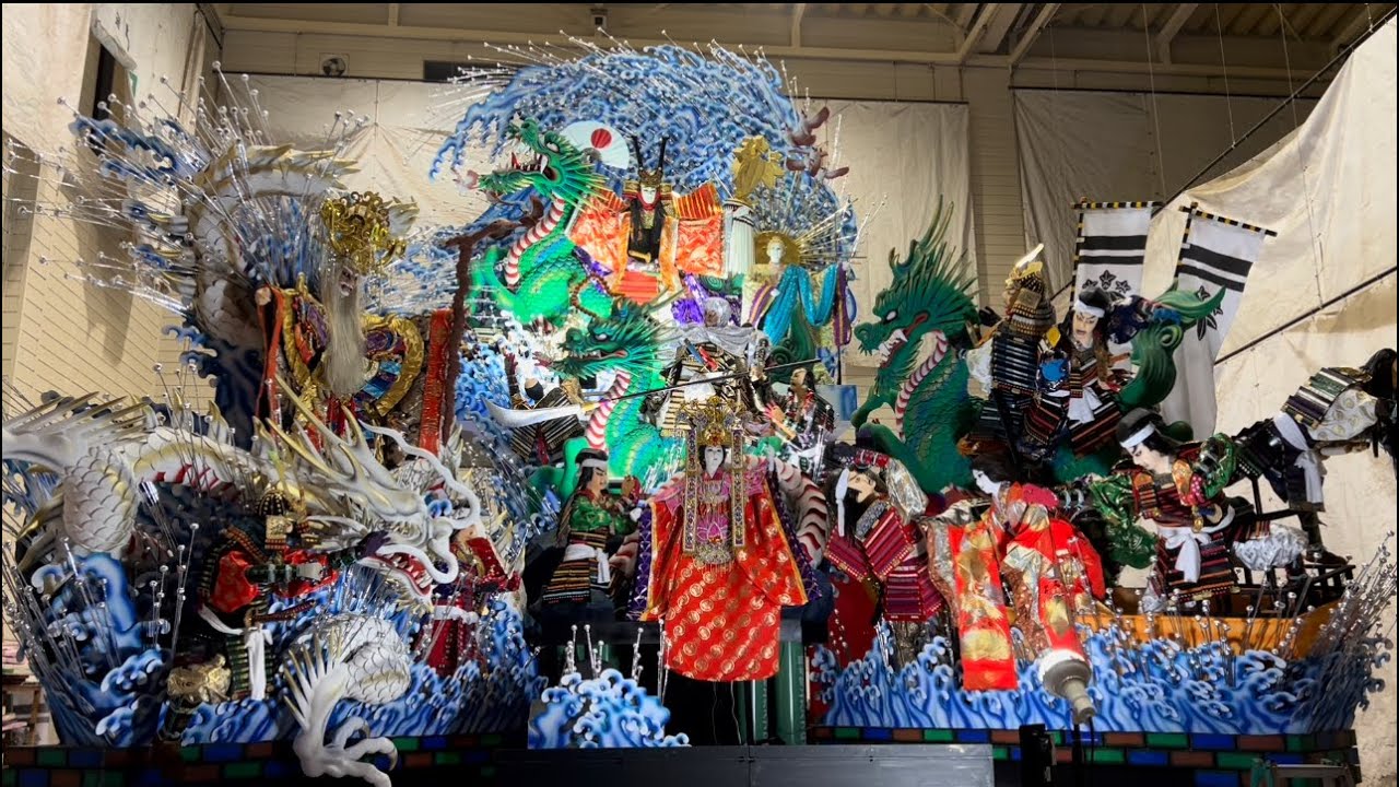 【八戸三社大祭】2022  新型移動型・組立式山車　(７月制作現場)