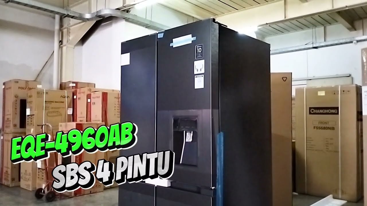 Kulkas Side By Side 4 Pintu, Review Kulkas SBS Electrolux EQE 4960AB